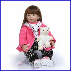 24 Twins Toddler Dolls Lifelike Reborn Baby Doll Boy&Girl Child Dolls Soft Body