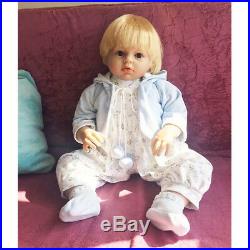 28'' Lifelike Reborn Toddler Boy Doll Soft Vinyl Newborn Baby Doll Kids Toy Gift