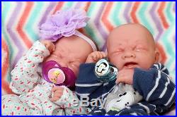 Baby Twins Reborn Doll Berenguer 14 Alive Real Soft Vinyl Preemie Life like