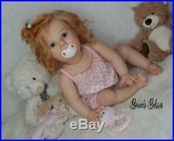 CUSTOM ORDER Reborn Doll Baby Girl Crawling Toddler Amelia by Bountiful baby 04 kn