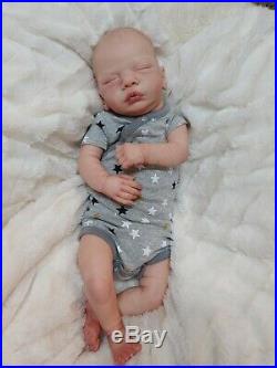 Reborn Baby Boy Romy by Gudrun Legler Limited Edition Lifelike Newborn Doll