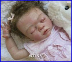 Reborn Baby Girl Amiah 20 Authentic Vinyl Doll by Melody Hess