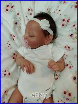 Reborn Baby Girl Luxe by Cassie Brace SOLD OUT Ltd Ed Ethnic Newborn Doll