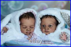 Twins reborn baby doll Buttercup and Poppy//Artist Tatyana Melnikova