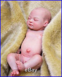 10Handmade Reborn Baby Doll girl Newborn Lifelike Full Body Silicone Vinyl Xmas