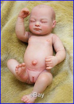 10Handmade Reborn Baby Doll girl Newborn Lifelike Full Body Soft Silicone Vinyl