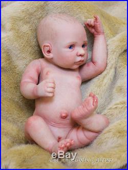 10Handmade prematureinfant Baby Doll girl Newborn Lifelike Full Body Silicone