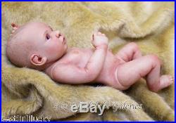 10 Blue-eyed baby realistic Girl Newborn Lifelike Vinyl silicone Baby Doll New