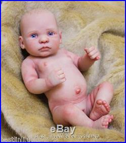 10 Blue-eyed baby realistic Girl Newborn Lifelike Vinyl silicone Baby Doll New