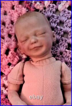 10 MINI REBORN BABY GIRL DOLL by MARITA WINTERS ARTISAN