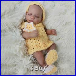 10inch Full Body Silicone Vinyl Reborn Baby Dolls Waterproof Bath Mini Gift Toy