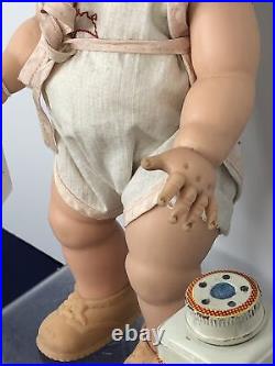 11 Vintage American Character Tiny Tears Baby Doll With Extra Cloths Original R
