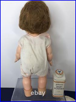 11 Vintage American Character Tiny Tears Baby Doll With Extra Cloths Original R