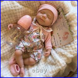 13 Open Mouth Pascale Full Body Silicone Reborn Baby Doll Washable Girl Gift