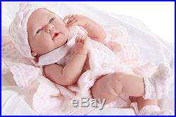15''Handmade Lifelike Baby Girl Doll Silicone Vinyl Reborn Newborn Dolls+Clothes