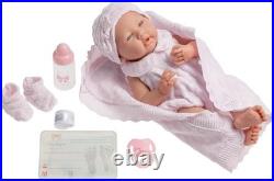 15 Real Girl Baby Doll Vinyl Poseable Ages 2+ Handmade Knit Outfit Spain