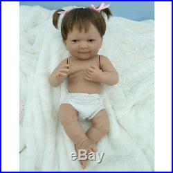 16 Handmade FULL BODY SILICONE Realistic Reborn Baby Girl Doll Lifelike Baby