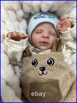 16in Realistic Reborn Baby Doll Newborn Boy Girl Handmade Visible Veins Weighted