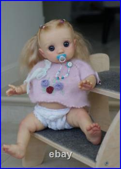16inch Realistic Girl Reborn Baby Doll Peeka Hand-Rooted Hair Artist Painted Toy