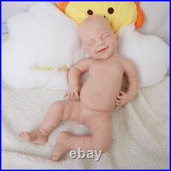 17.72 Inch Realistic Newborn Girl Reborn Baby Dolls Full Silicone Body Dolls