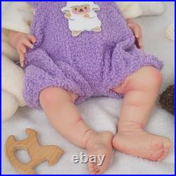 17.72 Reborn Doll Floppy Asleep Full Silicone Newborn Baby Doll Toy Gift