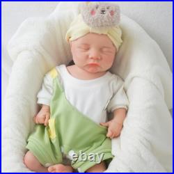 17.72 inch Silicone Reborn Baby Dolls Lifelike Newborn Boy Dolls Gifts 5.73lb