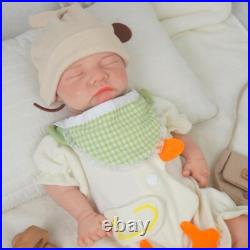17.72 inch Silicone Reborn Baby Dolls Lifelike Newborn Boy Dolls Gifts 5.73lb