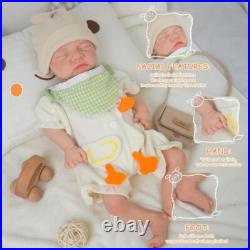 17.72 inch Silicone Reborn Baby Dolls Lifelike Newborn Boy Dolls Gifts 5.73lb