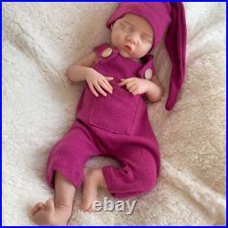 18.11 Inch Silicone Reborn Baby Lifelike Painted Newborn Girl Lifelike Doll