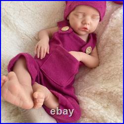 18.11 Inch Silicone Reborn Baby Lifelike Painted Newborn Girl Lifelike Doll