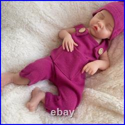 18.11 Inch Silicone Reborn Baby Lifelike Painted Newborn Girl Lifelike Doll