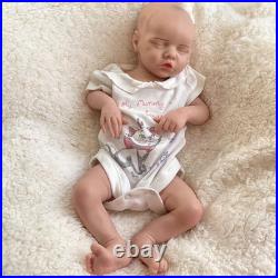 18.11 Inch Silicone Reborn Baby Lifelike Painted Newborn Girl Lifelike Doll