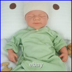 18.31 inch Silicone Reborn Baby Dolls Lifelike Newborn Boy Dolls Wheaten Color