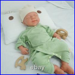 18.31 inch Silicone Reborn Baby Dolls Lifelike Newborn Boy Dolls Wheaten Color