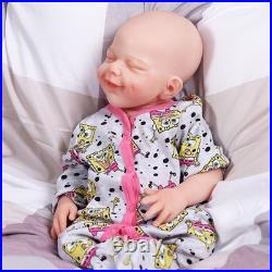 18.5 Drink-Wet System Reborn Smiley Girl Doll Full Platinum Silicone Baby Dolls 18.5 Drink-Wet System Reborn Smiley Girl Doll Full Platinum Silicone Baby Dolls