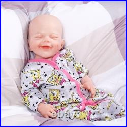 18.5 Drink-Wet System Reborn Smiley Girl Doll Full Platinum Silicone Baby Dolls 18.5 Drink-Wet System Reborn Smiley Girl Doll Full Platinum Silicone Baby Dolls