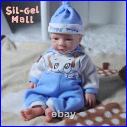 18.5 Newborn BOY Soft Silicone Reborn Baby Dolls? Open Eyes Baby Dolls 2024NEW 18.5 Newborn BOY Soft Silicone Reborn Baby Dolls? Open Eyes Baby Dolls 2024NEW