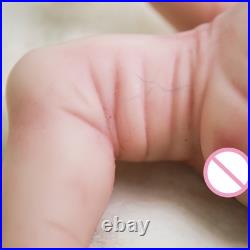 18.5 Reborn Baby Doll Soft Body Realistic Girl Newborn with Clothes & Bottle