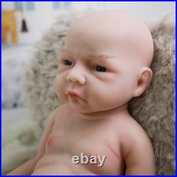 18.5 Reborn Baby Doll Soft Body Realistic Girl Newborn with Clothes & Bottle