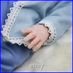 18.5 Reborn Baby Doll Soft Body Realistic Girl Newborn with Clothes & Bottle