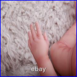 18.5 Reborn Baby Doll Soft Body Realistic Girl Newborn with Clothes & Bottle