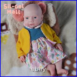 18.5'' Reborn Baby Dolls Adorable Newborn Girl Full Platinum Silicone Baby Dolls 18.5'' Reborn Baby Dolls Adorable Newborn Girl Full Platinum Silicone Baby Dolls