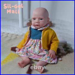 18.5'' Reborn Baby Dolls Adorable Newborn Girl Full Platinum Silicone Baby Dolls 18.5'' Reborn Baby Dolls Adorable Newborn Girl Full Platinum Silicone Baby Dolls