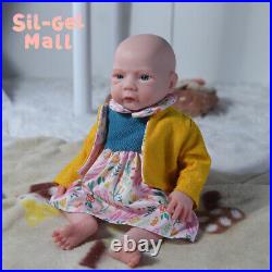 18.5'' Reborn Baby Dolls Adorable Newborn Girl Full Platinum Silicone Baby Dolls 18.5'' Reborn Baby Dolls Adorable Newborn Girl Full Platinum Silicone Baby Dolls