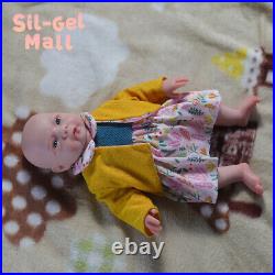 18.5'' Reborn Baby Dolls Adorable Newborn Girl Full Platinum Silicone Baby Dolls 18.5'' Reborn Baby Dolls Adorable Newborn Girl Full Platinum Silicone Baby Dolls
