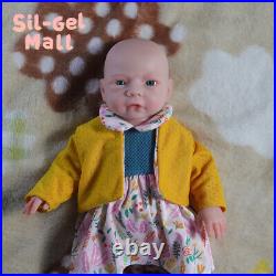 18.5'' Reborn Baby Dolls Adorable Newborn Girl Full Platinum Silicone Baby Dolls 18.5'' Reborn Baby Dolls Adorable Newborn Girl Full Platinum Silicone Baby Dolls