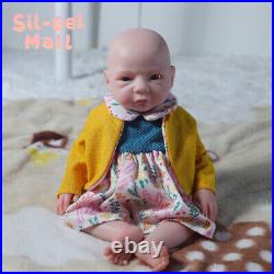 18.5'' Reborn Baby Dolls Adorable Newborn Girl Full Platinum Silicone Baby Dolls 18.5'' Reborn Baby Dolls Adorable Newborn Girl Full Platinum Silicone Baby Dolls