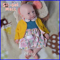 18.5'' Reborn Baby Dolls Adorable Newborn Girl Full Platinum Silicone Baby Dolls 18.5'' Reborn Baby Dolls Adorable Newborn Girl Full Platinum Silicone Baby Dolls