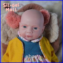 18.5'' Reborn Baby Dolls Adorable Newborn Girl Full Platinum Silicone Baby Dolls 18.5'' Reborn Baby Dolls Adorable Newborn Girl Full Platinum Silicone Baby Dolls