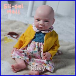 18.5'' Reborn Baby Dolls Adorable Newborn Girl Full Platinum Silicone Baby Dolls 18.5'' Reborn Baby Dolls Adorable Newborn Girl Full Platinum Silicone Baby Dolls